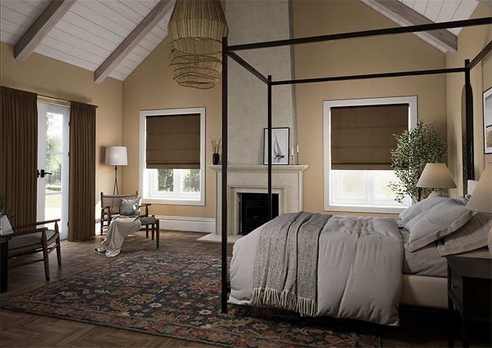 Sicily, Chocolate - Roman Blind - Image 7
